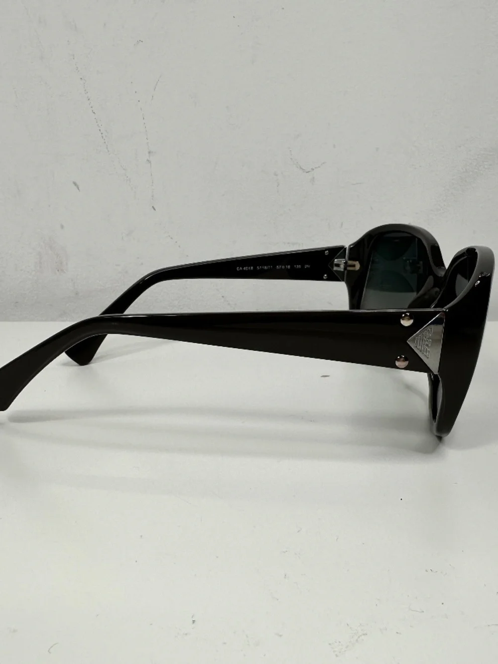Emporio Armani Women's Gray/ Brown Oversized EA4018 5118/11 Sunglasses